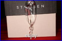 Steuben Crystal Christmas Holiday Ornament Spiral Icicle 642/1000 Ltd Edition