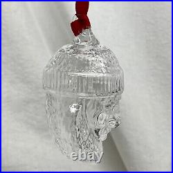 Steuben Santa Claus Christmas Crystal Ornament 88622