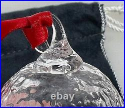 Steuben Santa Claus Christmas Crystal Ornament 88622
