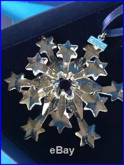 Stunning 2004 SWAROVSKI Christmas CRYSTAL Ornament MIB Mint AUSTRIA Limited Edit