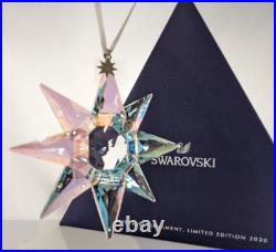 Swarovski 125th Anniversary LG Aurora Borealis Christmas ORNAMENT 5504083 MINT