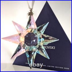 Swarovski 125th Anniversary LG Aurora Borealis Christmas ORNAMENT 5504083 MINT