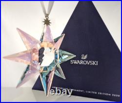 Swarovski 125th Anniversary LG Aurora Borealis Christmas ORNAMENT 5504083 MINT