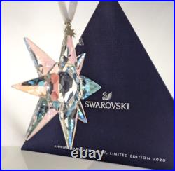 Swarovski 125th Anniversary LG Aurora Borealis Christmas ORNAMENT 5504083 MINT