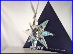 Swarovski 125th Anniversary LG Aurora Borealis Christmas ORNAMENT 5504083 MINT