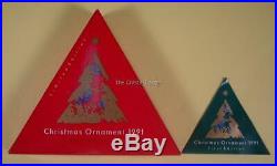 Swarovski 1991 Christmas Ornament (europe) 164937 Mint Boxed Retired Rare