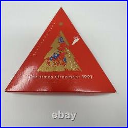 Swarovski 1991 Crystal Christmas Ornament/Star First/Limited Edition Complete