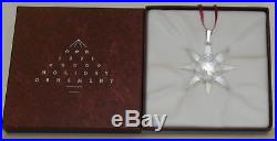Swarovski 1991 Star Crystal Christmas Ornament US Orig Ribbon, Box, Sleeve