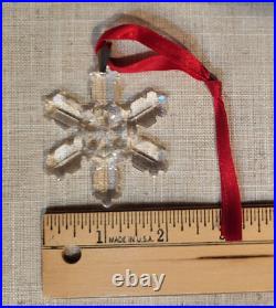 Swarovski 1992 Annual Crystal Snowflake Holiday Christmas Ornament Original Box