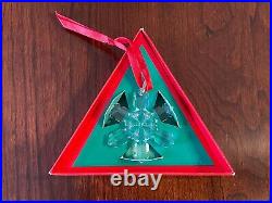 Swarovski 1992 Crystal Snowflake Christmas Holiday Ornament in Original Box