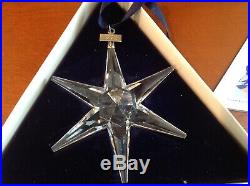 Swarovski 1993 crystal Snowflake Ornament Christmas COA And BoxMint