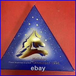 Swarovski 1994 Crystal Annual Xmas Snowflake Star Ornament Austria Orig Box