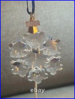 Swarovski 1994 Crystal Snowflake Christmas Holiday Ornament (no original box)