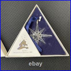 Swarovski 1995 Annual Christmas Ornament Holiday Original Box