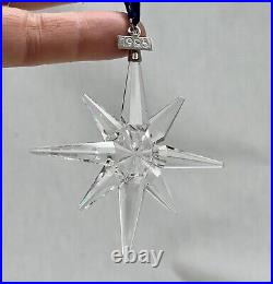 Swarovski 1995 Christmas Crystal Snowflake Ornament in Box 88572