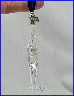 Swarovski 1995 Christmas Crystal Snowflake Ornament in Box 88572