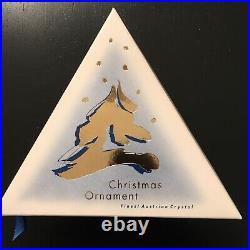 Swarovski 1995 Crystal Holiday snowflake ornament Rare Collectors Item