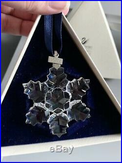Swarovski 1996 Christmas Hanging Snowflake Star Tree Ornament 199734