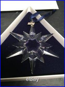 Swarovski 1997 Annual Christmas Crystal Snowflake Ornament Perfect with Box