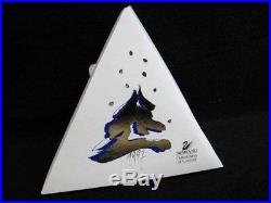 Swarovski 1997 Annual Christmas Snowflake / Star Crystal Ornament COA