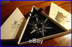 Swarovski 1997 Crystal Annual Christmas Ornament in Box