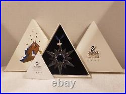 Swarovski 1997 Crystal Snowflake Ornament Christmas Collectible COA Limited
