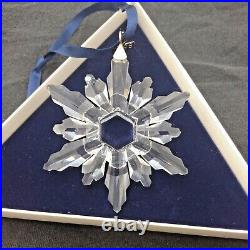 Swarovski 1998 Annual Crystal Snowflake Christmas Ornament with original box