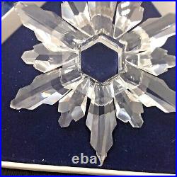 Swarovski 1998 Annual Crystal Snowflake Christmas Ornament with original box