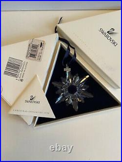 Swarovski 1998 Christmas Snowflake Ornament in Box and COA