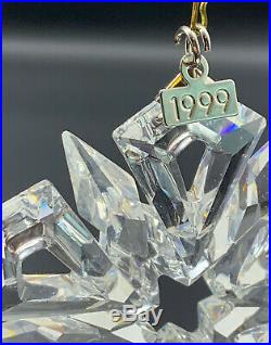Swarovski 1999 Annual Christmas Snowflake Star Crystal Ornament (19-2451)
