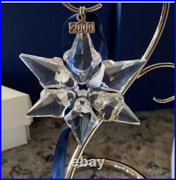 Swarovski 2000 Annual Crystal Snowflake Christmas Tree Ornament in Box