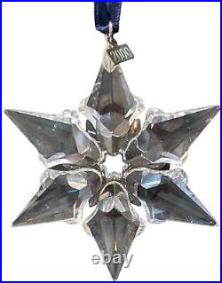 Swarovski 2000 Christmas Ornament Annual Crystal Snowflake Boxes Certificate
