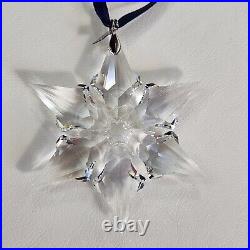 Swarovski 2000 Crystal Christmas Star Ornament Snowflake Retired With Boxes