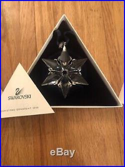 Swarovski 2000 Retired Crystal Christmas Ornament New in Box