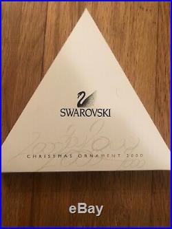Swarovski 2000 Retired Crystal Christmas Ornament New in Box