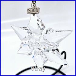 Swarovski 2000 Snowflake Christmas Crystal Ornament Figurine 3 Large
