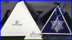 Swarovski 2000 Star Snowflake Crystal Christmas Ornament withBox and Certificate