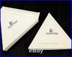 Swarovski 2001 Christmas Ornament Crystal Star Snowflake Original Boxes Document
