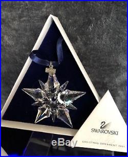 Swarovski 2001 Christmas Ornament Snowflake Star Crystal Annual Edition 267941