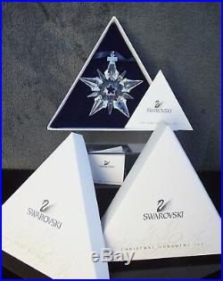 Swarovski 2001 Christmas Ornament Star 267941 Mint Boxed + Certificate