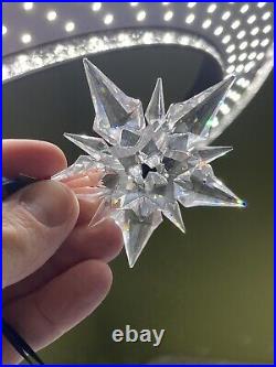 Swarovski 2001 Crystal Christmas Tree Ornament Snowflake with Box