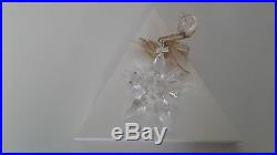 Swarovski 2001 Crystal Snowflake Christmas Ornament With Original Box