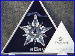 Swarovski 2001 Star Christmas Ornament Snowflake Crystal Annual Edition 267941