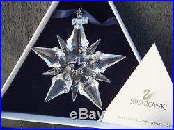 Swarovski 2001 Star Christmas Ornament Snowflake Crystal Annual Edition 267941