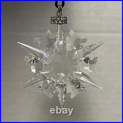 Swarovski 2002 Annual Christmas Holiday Ornament Crystal Snowflake Star