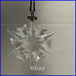 Swarovski 2002 Annual Christmas Holiday Ornament Crystal Snowflake Star