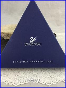 Swarovski 2002 Crystal Snowflake Star Christmas Ornament No 288802 in Box