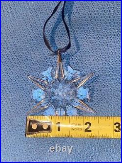 Swarovski 2002 Snowflake Christmas Ornament