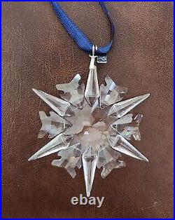 Swarovski 2002 Snowflake Christmas Ornament crystal large
