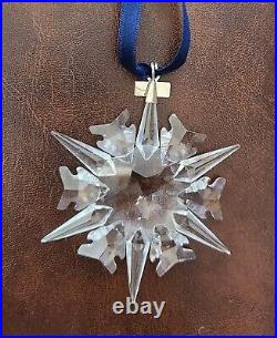 Swarovski 2002 Snowflake Christmas Ornament crystal large